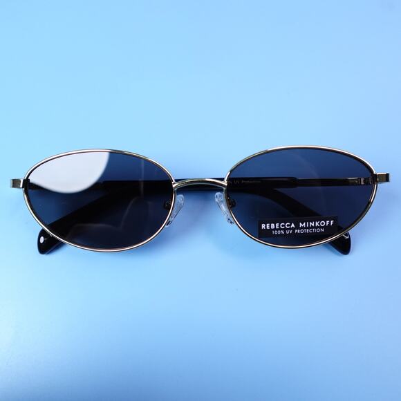 Rebecca Minkoff evangelyne Sunglasses Gold/Black 100% UV Protection main image 13